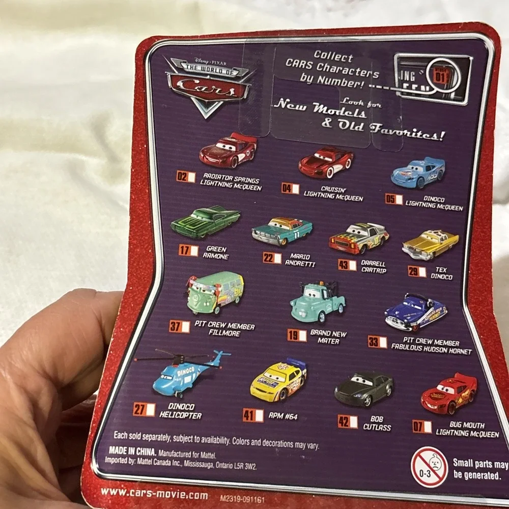 Disney Pixar Cars Pit Crew Member Fabulous Hudson Hornet‎ #33 Lenticular Eyes